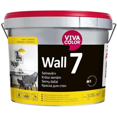 Viva Color, Künstlerfarbe + Bastelfarbe, PAINT WALL 7 A 9L (9000 ml) Viva Color, Künstlerfarbe + Bastelfarbe, PAINT WALL 7 A 9L (9000 ml)