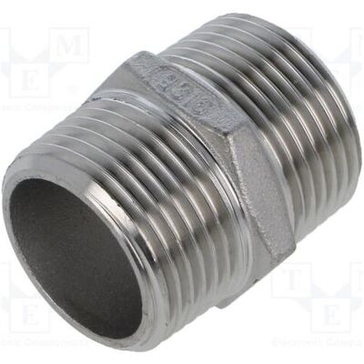 Gebo, Rohrverbindungstechnik, Verbinder: Nippel männlich-männlich max.10,5bar Gewinde: G 1" (Doppelnippel) Gebo, Rohrverbindungstechnik, Verbinder: Nippel männlich-männlich max.10,5bar Gewinde: G 1" (Doppelnippel)
