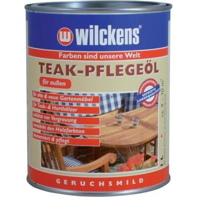 Wilckens Teak-Öl - UV-beständiges Holzpflegeöl Wilckens Teak-Öl - UV-beständiges Holzpflegeöl