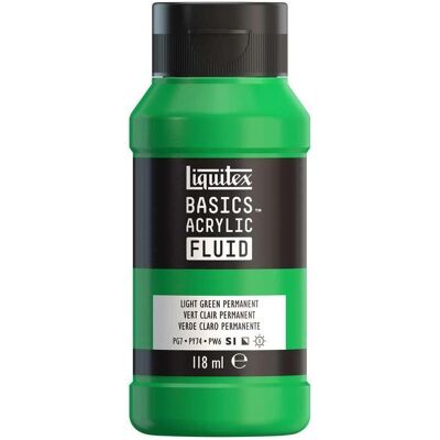 Liquitex - Basics Fluid - Hellgrün - Acrylfarbe Liquitex - Basics Fluid - Hellgrün - Acrylfarbe