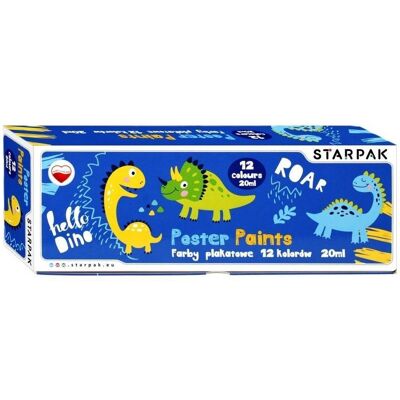 Starpak, Künstlerfarbe + Bastelfarbe, Dino-Posterfarben 12 Farben/20 ml (20 ml) Starpak, Künstlerfarbe + Bastelfarbe, Dino-Posterfarben 12 Farben/20 ml (20 ml)
