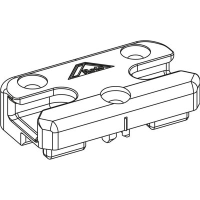 Roto, Zubehör Türbeschlag, NT/NX SH-Schliessstück PVC 13V mit Boden KBE/KÖMMERLING/TROCAL Zink Roto, Zubehör Türbeschlag, NT/NX SH-Schliessstück PVC 13V mit Boden KBE/KÖMMERLING/TROCAL Zink