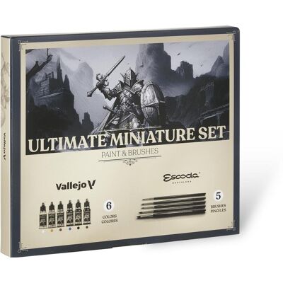 Wittmax, Künstlerfarbe + Bastelfarbe, Ultimate Game Color miniature set, Paint & Brushes (18 ml) Wittmax, Künstlerfarbe + Bastelfarbe, Ultimate Game Color miniature set, Paint & Brushes (18 ml)