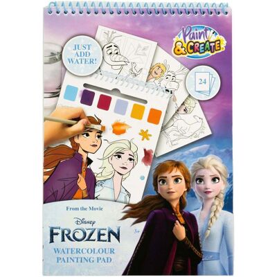 Canenco, Künstlerfarbe + Bastelfarbe, Frozen Aquarellfarben-Set-Buch – inkl. Pinsel Canenco, Künstlerfarbe + Bastelfarbe, Frozen Aquarellfarben-Set-Buch – inkl. Pinsel