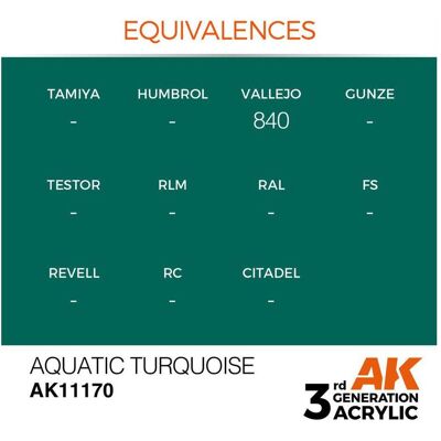 AK Interactive, Künstlerfarbe + Bastelfarbe, Pot de Peinture - Aquatic Turquoise (17 ml) (17 ml) AK Interactive, Künstlerfarbe + Bastelfarbe, Pot de Peinture - Aquatic Turquoise (17 ml) (17 ml)