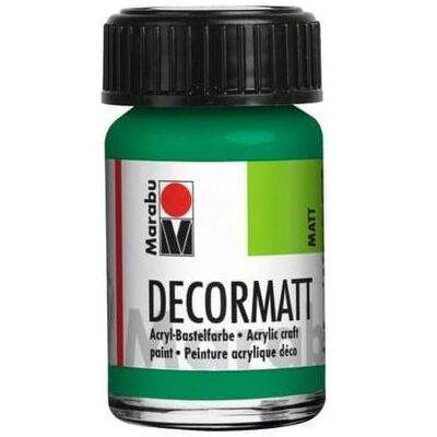 Marabu, Künstlerfarbe + Bastelfarbe, Decormatt Acryl 15 ml im Glas saftgrün (15 ml) Marabu, Künstlerfarbe + Bastelfarbe, Decormatt Acryl 15 ml im Glas saftgrün (15 ml)