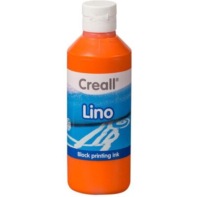Creall, Künstlerfarbe + Bastelfarbe, Lino Blockprintverf Oranje, 250ml (250 ml) Creall, Künstlerfarbe + Bastelfarbe, Lino Blockprintverf Oranje, 250ml (250 ml)