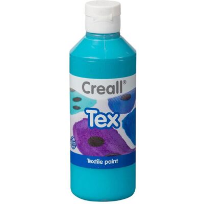 Creall, Künstlerfarbe + Bastelfarbe, Textielverf Turquoise, 250ml (250 ml) Creall, Künstlerfarbe + Bastelfarbe, Textielverf Turquoise, 250ml (250 ml)