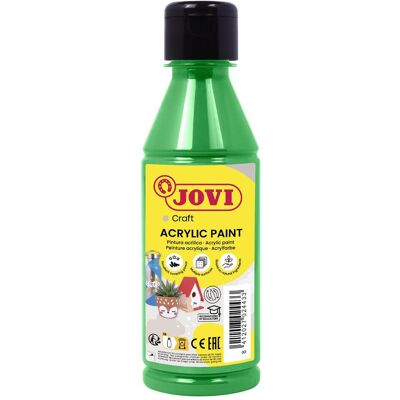 Jovi, Künstlerfarbe + Bastelfarbe, Acrylfarbe Jovidecor mittelgrün 250ml Flasche (250 ml) Jovi, Künstlerfarbe + Bastelfarbe, Acrylfarbe Jovidecor mittelgrün 250ml Flasche (250 ml)