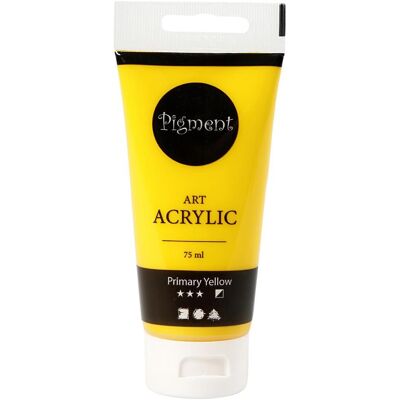 Creativ Company, Künstlerfarbe + Bastelfarbe, Pigment Art Acrylverf Geel, 75ml (75 ml) Creativ Company, Künstlerfarbe + Bastelfarbe, Pigment Art Acrylverf Geel, 75ml (75 ml)