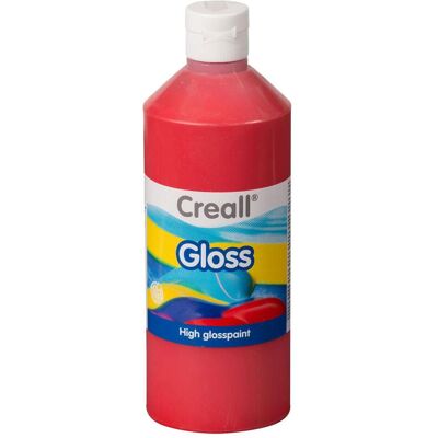 Creall, Künstlerfarbe + Bastelfarbe, Gloss Glansverf Rood, 500ml (500 ml) Creall, Künstlerfarbe + Bastelfarbe, Gloss Glansverf Rood, 500ml (500 ml)
