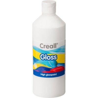 Creall, Künstlerfarbe + Bastelfarbe, Gloss Glansverf Wit, 500ml (500 ml) Creall, Künstlerfarbe + Bastelfarbe, Gloss Glansverf Wit, 500ml (500 ml)