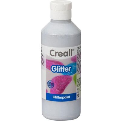 Creall Silberschimmerfarbe - 250ml - Glitterfarbe Creall Silberschimmerfarbe - 250ml - Glitterfarbe