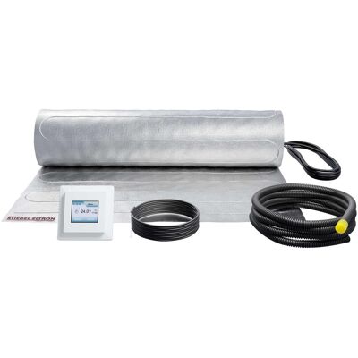 Stiebel Eltron, Bodenheizung, Elektrische Fussbodenheizung für die Trockenverlegung, Komplettset 1 m²,140 W/m², FTD 140/1 Set Plus Stiebel Eltron, Bodenheizung, Elektrische Fussbodenheizung für die Trockenverlegung, Komplettset 1 m²,140 W/m², FTD 140/1 Set Plus