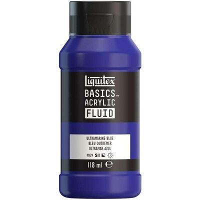 Winsor & Newton, Künstlerfarbe + Bastelfarbe, Basics fluid 118ml ultimarine blue row 380 (118 ml) Winsor & Newton, Künstlerfarbe + Bastelfarbe, Basics fluid 118ml ultimarine blue row 380 (118 ml)