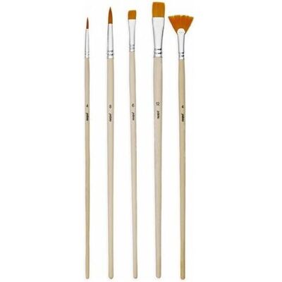 Pebeo, Pinsel, 5 ML Pinsel sortiert Poly Gold (6 mm) Pebeo, Pinsel, 5 ML Pinsel sortiert Poly Gold (6 mm)