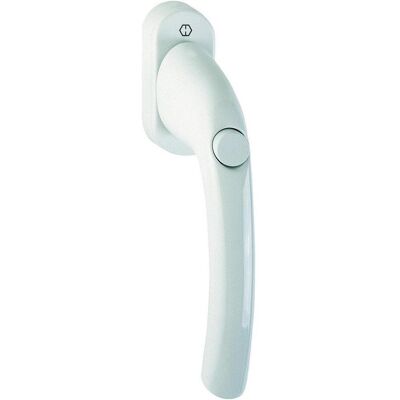 Hoppe Fenstergriff 0710SV/U26 Weiß - Abschließbarer Griff Hoppe Fenstergriff 0710SV/U26 Weiß - Abschließbarer Griff