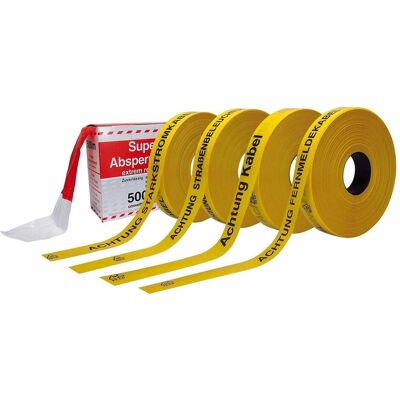 CellPack, Klebeband, Trassenwarnband (40 mm) CellPack, Klebeband, Trassenwarnband (40 mm)
