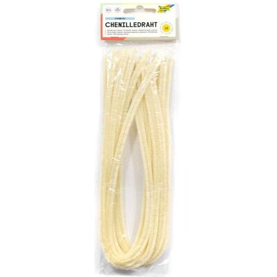 Folia - 77810 - chamois - 8 mm - Chenille-Stäbchen Folia - 77810 - chamois - 8 mm - Chenille-Stäbchen