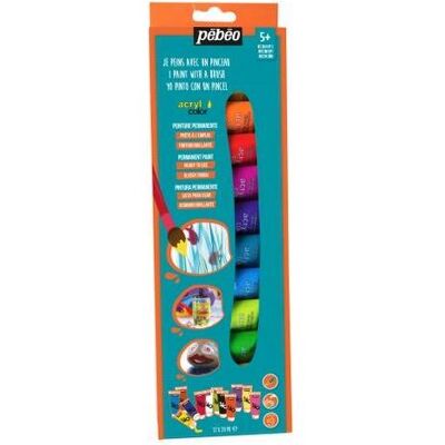 Pebeo, Künstlerfarbe + Bastelfarbe, Acrylcolor Entdecker-Set 12 Tuben Basic (20 ml) Pebeo, Künstlerfarbe + Bastelfarbe, Acrylcolor Entdecker-Set 12 Tuben Basic (20 ml)
