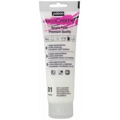 Pebeo, Künstlerfarbe + Bastelfarbe, Decocrème Matt Acrylfarben (120 ml) Pebeo, Künstlerfarbe + Bastelfarbe, Decocrème Matt Acrylfarben (120 ml)