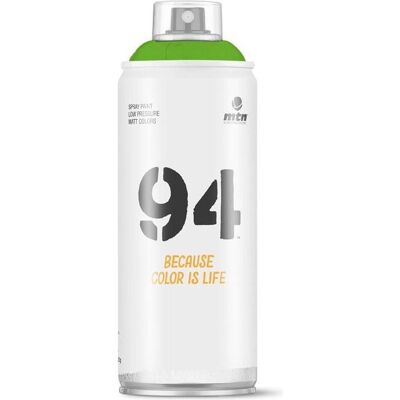 Montana, Künstlerfarbe + Bastelfarbe, Aerosol Paint Flourescent Green 94 40 (400 ml) Montana, Künstlerfarbe + Bastelfarbe, Aerosol Paint Flourescent Green 94 40 (400 ml)