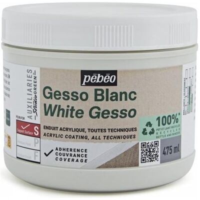 Pebeo, Künstlerfarbe + Bastelfarbe, Studiogrün-weisses Gesso (475 ml) Pebeo, Künstlerfarbe + Bastelfarbe, Studiogrün-weisses Gesso (475 ml)