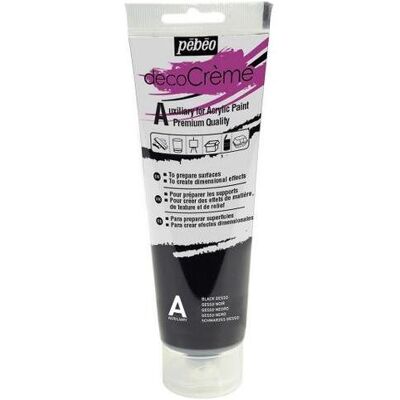 Pebeo, Künstlerfarbe + Bastelfarbe, Decocrème Hilfsmittel Vorbereitung Von Schwarzen Oberflächen (120 ml) Pebeo, Künstlerfarbe + Bastelfarbe, Decocrème Hilfsmittel Vorbereitung Von Schwarzen Oberflächen (120 ml)
