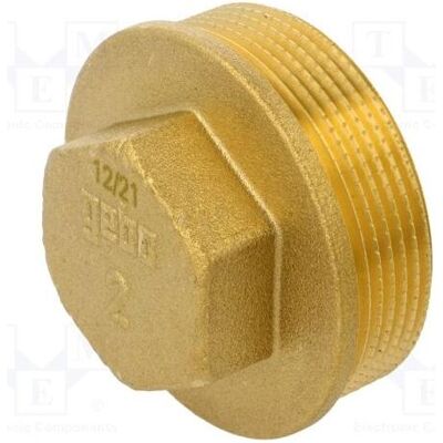 Gebo, Rohrverbindungstechnik, Verbinder: Stopfen mit Flansch Messing CW617N BR Gebo, Rohrverbindungstechnik, Verbinder: Stopfen mit Flansch Messing CW617N BR