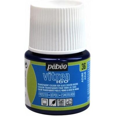 Pebeo Vitrea 160 Wasserbasierte Glasfarbe Frosted Azure - Glasfarbe Pebeo Vitrea 160 Wasserbasierte Glasfarbe Frosted Azure - Glasfarbe