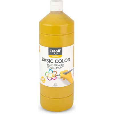 Creall, Künstlerfarbe + Bastelfarbe, Schoolverf Oker, 1 liter (1000 ml) Creall, Künstlerfarbe + Bastelfarbe, Schoolverf Oker, 1 liter (1000 ml)