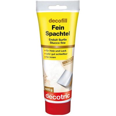 Decotric, Spachtelmasse + Mörtel, Feinspachtel Decotric, Spachtelmasse + Mörtel, Feinspachtel