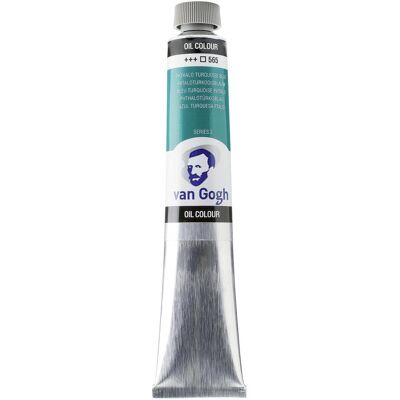 Talens - van Gogh 565 - Phthalotürkisblau - 60 ml - Oil Paint Talens - van Gogh 565 - Phthalotürkisblau - 60 ml - Oil Paint
