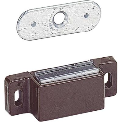 Hettich, Zubehör Möbelbeschlag, Haftmagnetschnapper M71 + Gegenstück, HK 4 kg, KS braun Hettich, Zubehör Möbelbeschlag, Haftmagnetschnapper M71 + Gegenstück, HK 4 kg, KS braun