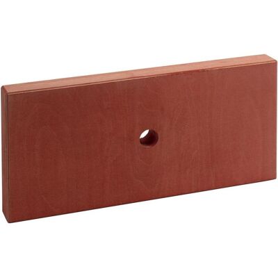 Dönges, Holz, Rüstholz EGS, rot lasiert Bohle 24 x 5 x 50 cm Dönges, Holz, Rüstholz EGS, rot lasiert Bohle 24 x 5 x 50 cm
