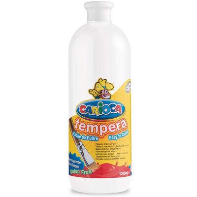 Carioca, Künstlerfarbe + Bastelfarbe, Temperafarben 1000ml 3383 weiss (1000 ml) Carioca, Künstlerfarbe + Bastelfarbe, Temperafarben 1000ml 3383 weiss (1000 ml)