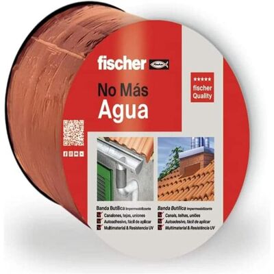 Fischer, Klebeband, Gummiband aus Butylkautschuk wasserdicht (100 mm) Fischer, Klebeband, Gummiband aus Butylkautschuk wasserdicht (100 mm)