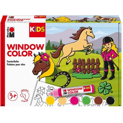 Magni, Künstlerfarbe + Bastelfarbe, Marabu KiDS Window Color Ponyhof 6x25ml (150 ml) Magni, Künstlerfarbe + Bastelfarbe, Marabu KiDS Window Color Ponyhof 6x25ml (150 ml)