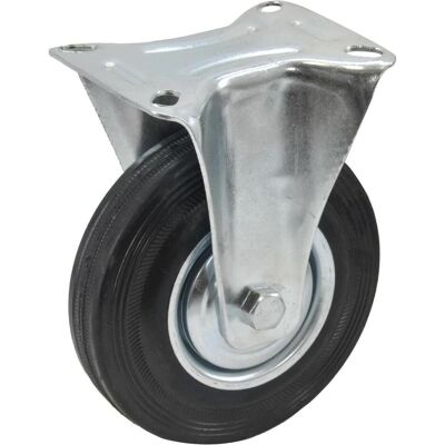 Awtools, Möbelrollen, Festrad mit schwarzem Gummi Awtools, Möbelrollen, Festrad mit schwarzem Gummi