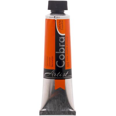 Talens, Künstlerfarbe + Bastelfarbe, Oelfarbe Cobra wasservermalbar Zinnober 311 (40 ml) Talens, Künstlerfarbe + Bastelfarbe, Oelfarbe Cobra wasservermalbar Zinnober 311 (40 ml)