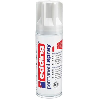 Edding, Lack, Acrylspray (Verkehrsweiss, 0.20 l) Edding, Lack, Acrylspray (Verkehrsweiss, 0.20 l)