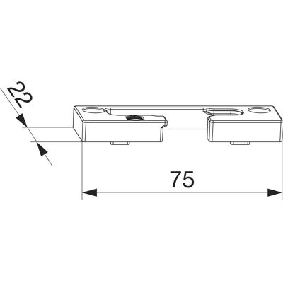 Maco, Möbelausstattung, Kippschliessteil PVC 12/20-13, GKG Bodenschwelle, links, silber (359400) (1 Stk.) Maco, Möbelausstattung, Kippschliessteil PVC 12/20-13, GKG Bodenschwelle, links, silber (359400) (1 Stk.)