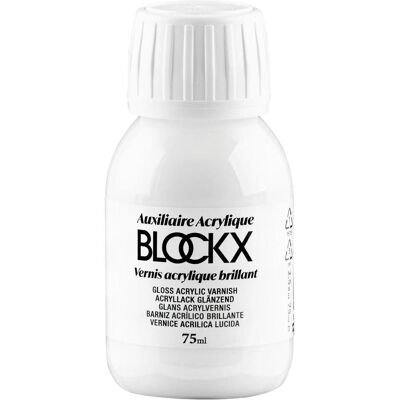 BlockX, Künstlerfarbe + Bastelfarbe, Acrylfirnis glänzend, 75ml - (75 ml) BlockX, Künstlerfarbe + Bastelfarbe, Acrylfirnis glänzend, 75ml - (75 ml)