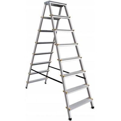 Awtools, Leiter + Gerüst, Aw Drabina Taboret 8 Stopni 150kg (Trittleiter, 182 cm) Awtools, Leiter + Gerüst, Aw Drabina Taboret 8 Stopni 150kg (Trittleiter, 182 cm)