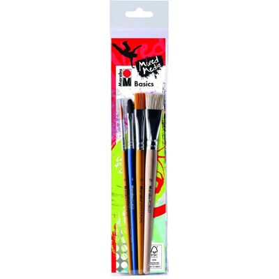 5x Marabu, Pinsel, Basics (6 mm) 5x Marabu, Pinsel, Basics (6 mm)