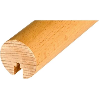 OK-Line, Treppengeländer + Handlauf, Holz-Rundhandlauf Ø 42 mm mit Nut für LED (Holz lackiert) OK-Line, Treppengeländer + Handlauf, Holz-Rundhandlauf Ø 42 mm mit Nut für LED (Holz lackiert)