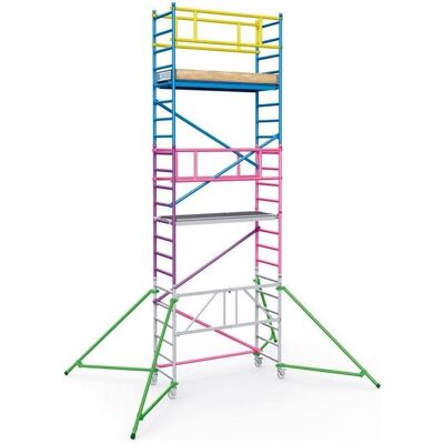 Zarges, Leiter + Gerüst, 1 m Aufstockpaket 1T rosa Paket für Gerüste (Gerüst, 100 cm) Zarges, Leiter + Gerüst, 1 m Aufstockpaket 1T rosa Paket für Gerüste (Gerüst, 100 cm)