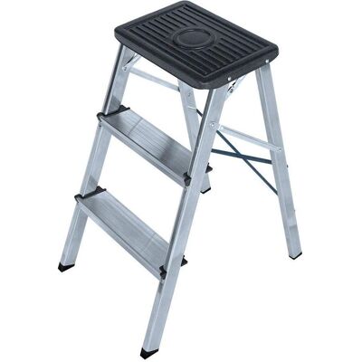 EDM, Leiter + Gerüst, Product 3-Stufige Klappleiter 75051 Aluminium 40 X 14 X 82 Cm Bunt (40 cm) EDM, Leiter + Gerüst, Product 3-Stufige Klappleiter 75051 Aluminium 40 X 14 X 82 Cm Bunt (40 cm)