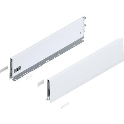 Blum, Schubladenauszüge, Set di spondine Merivobox 470K 500 mm bianco serico opaco Blum, Schubladenauszüge, Set di spondine Merivobox 470K 500 mm bianco serico opaco