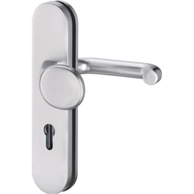 EDI Aluminium Türsicherung - Profilzylinder, 65-75mm - Außentürbeschlag EDI Aluminium Türsicherung - Profilzylinder, 65-75mm - Außentürbeschlag